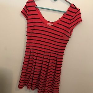 Pink Striped Dress